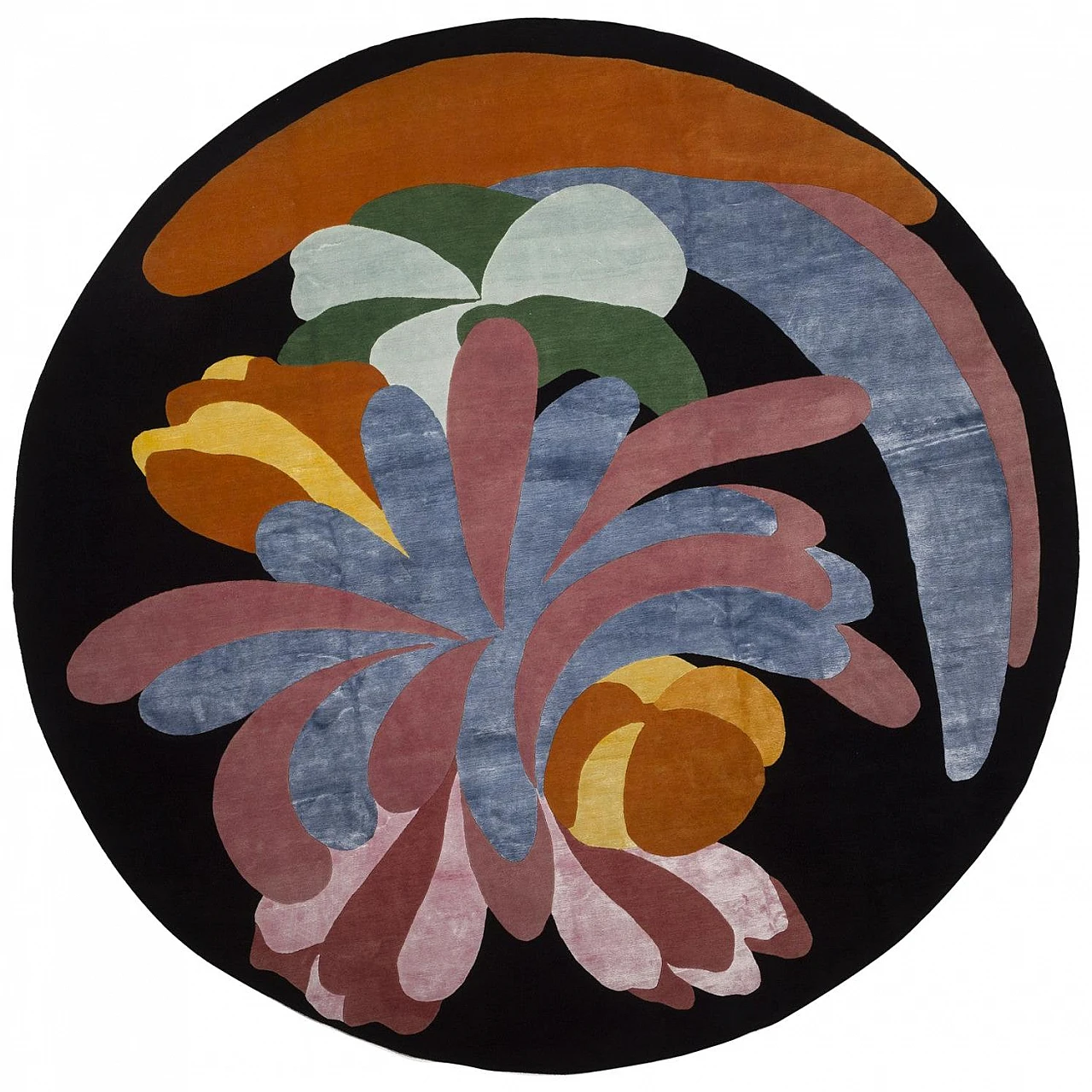 Floreal circular rug by Angela DeNozza , '900 1