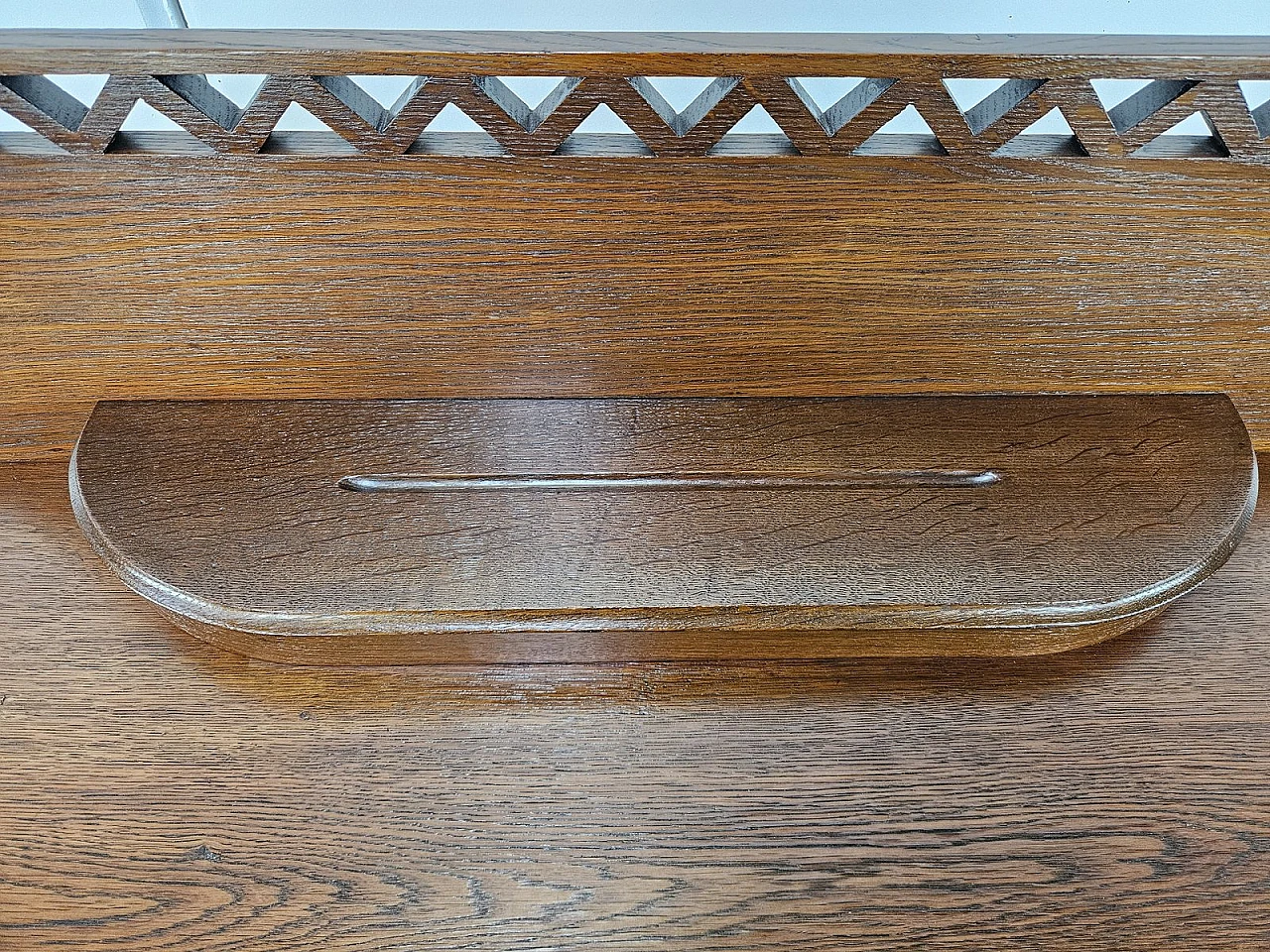 Art Deco Oak Living Room Sideboard, 1940s 5