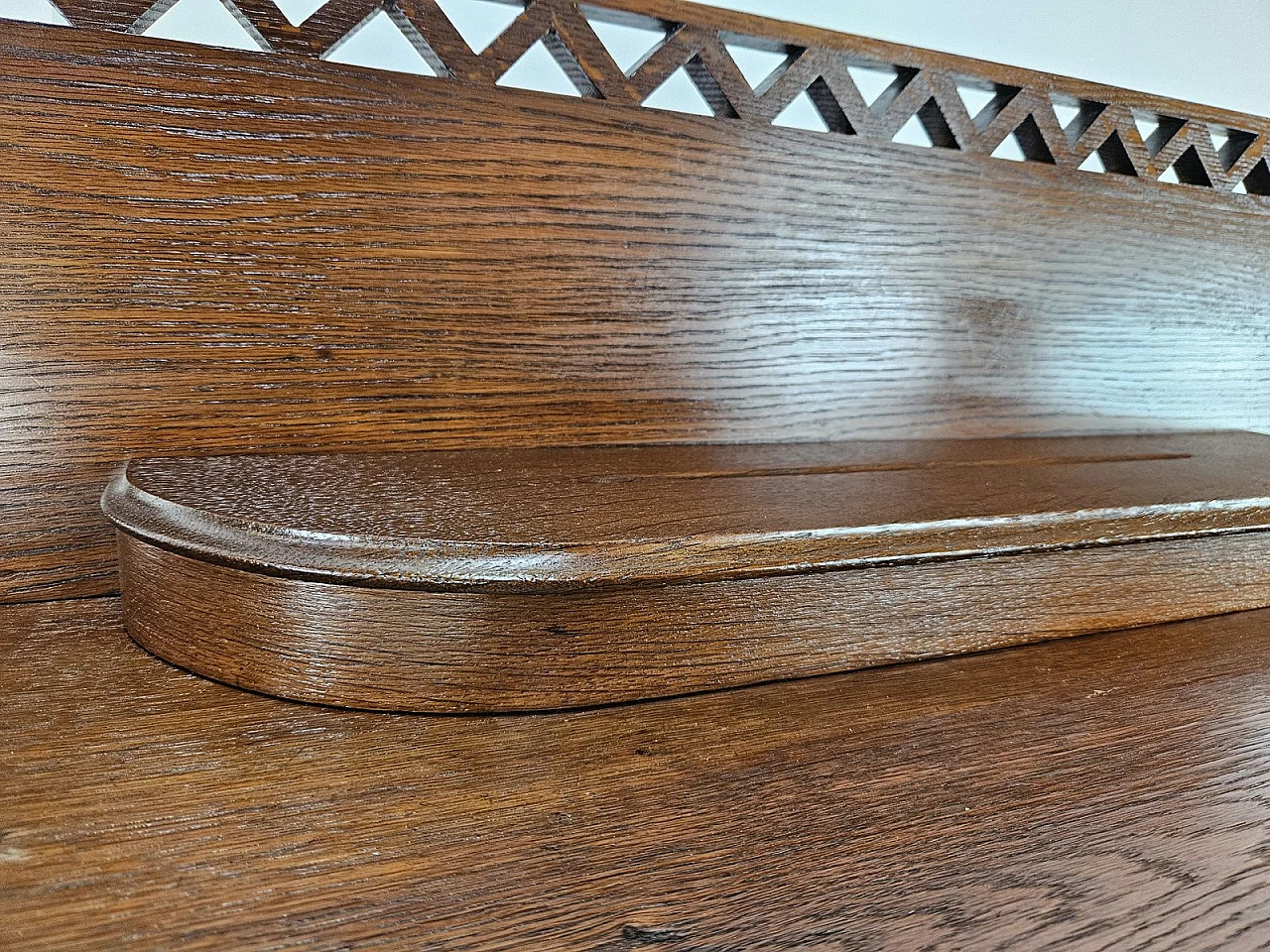 Art Deco Oak Living Room Sideboard, 1940s 6