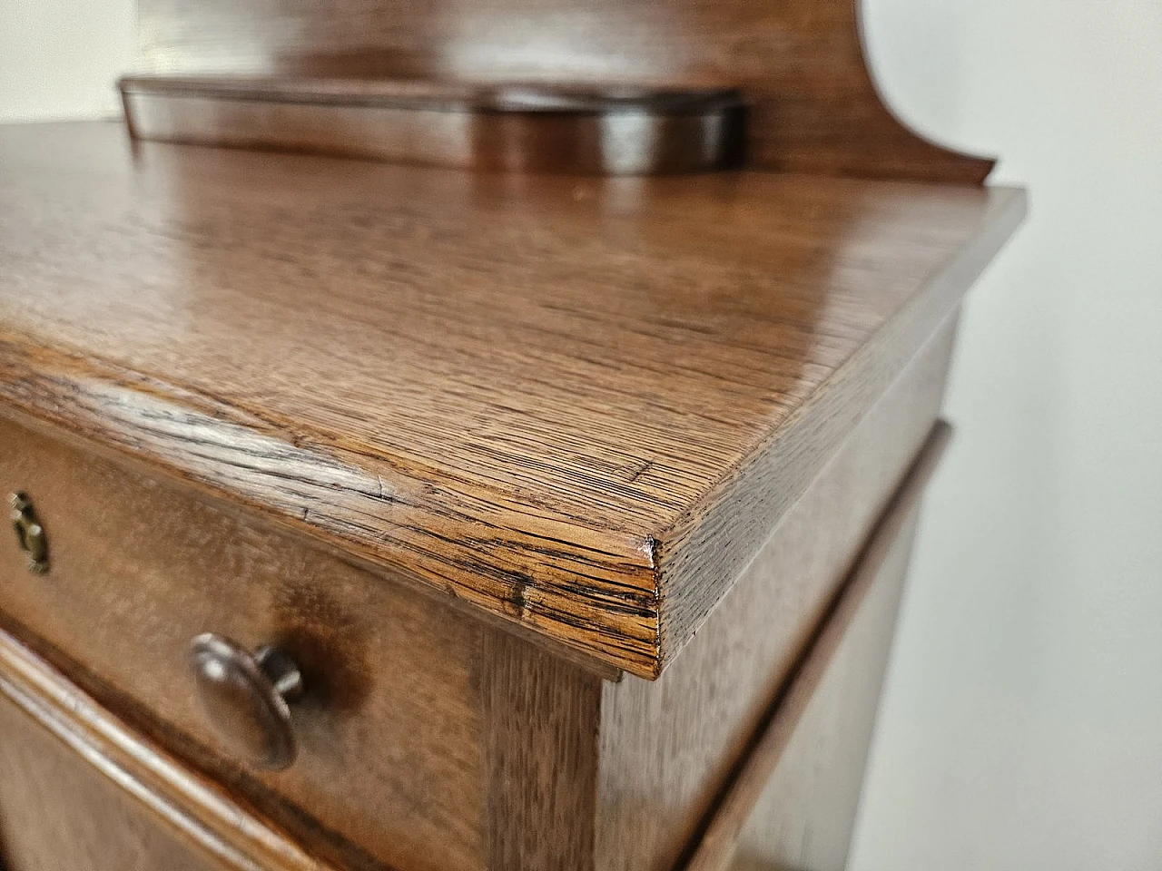 Art Deco Oak Living Room Sideboard, 1940s 9