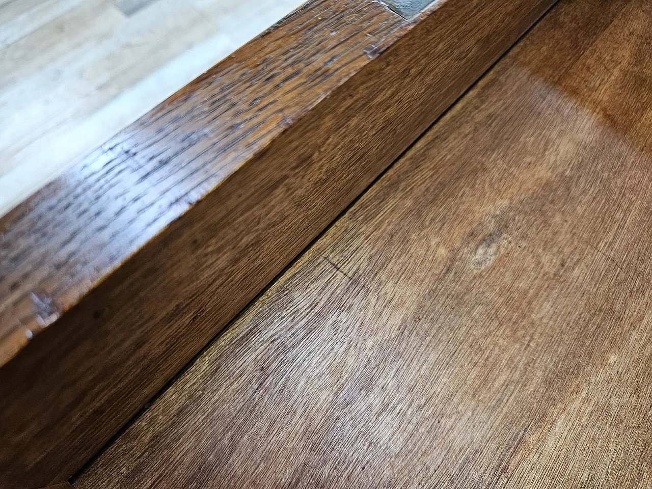 Art Deco Oak Living Room Sideboard, 1940s 16