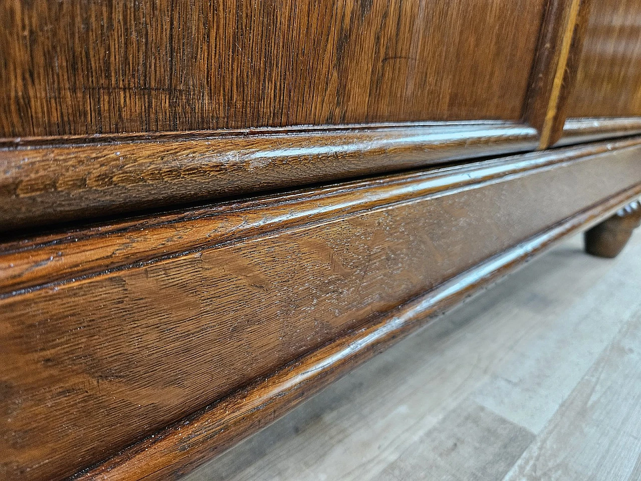 Art Deco Oak Living Room Sideboard, 1940s 30