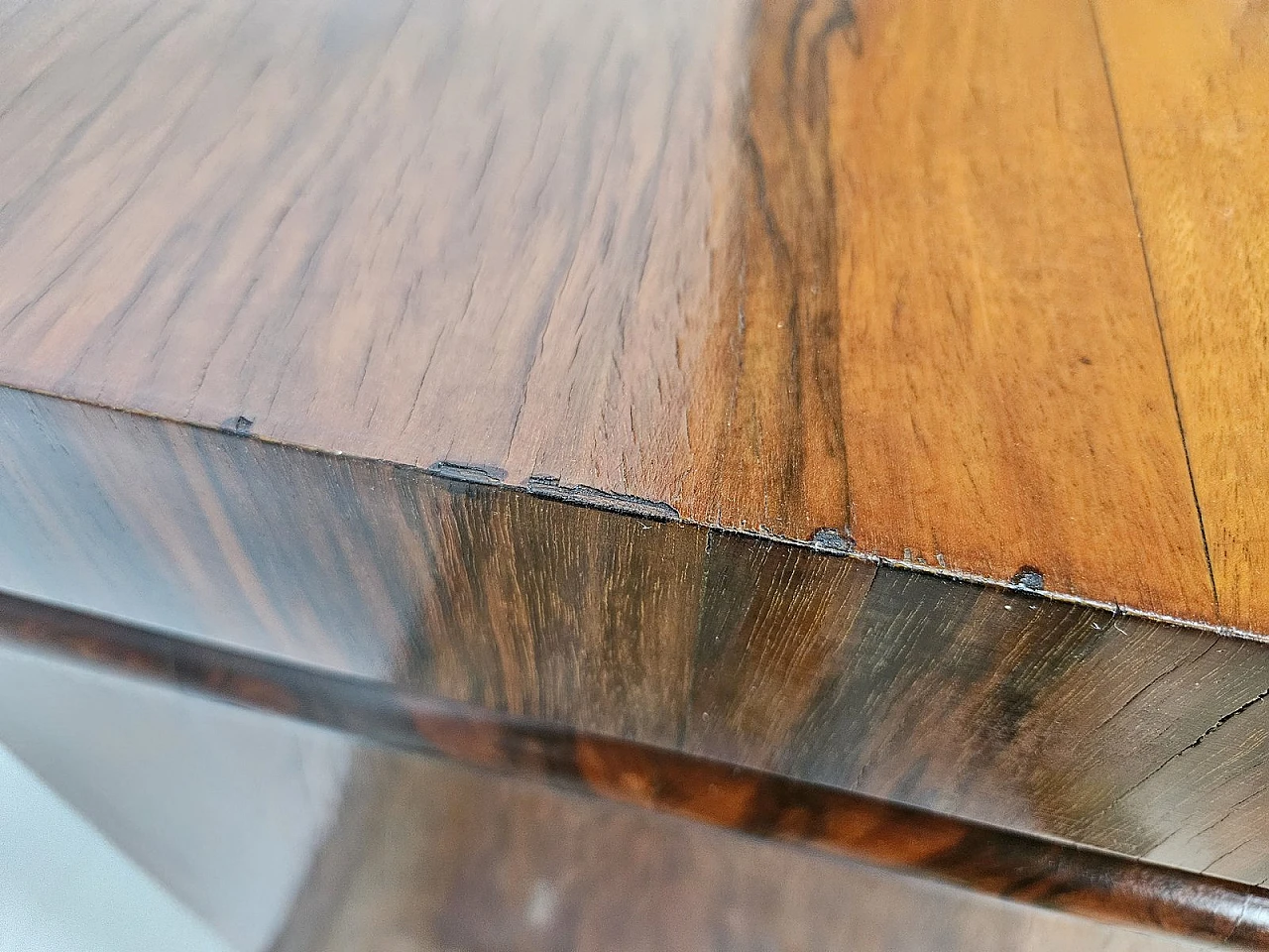 Art Deco Venetian Sideboard in Walnut Root by Levi Minzi, Padua, 1940s 15