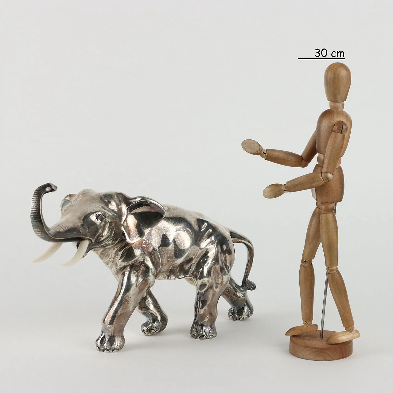 Silver elephant by Manufacture Mazzucato 2