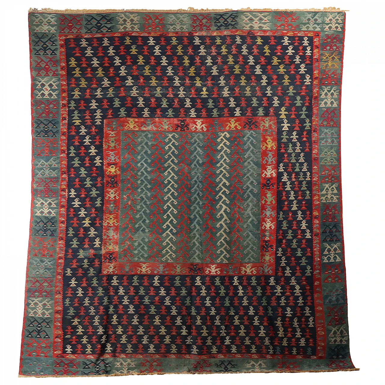 Tappeto iraniano Kilim in cotone 1