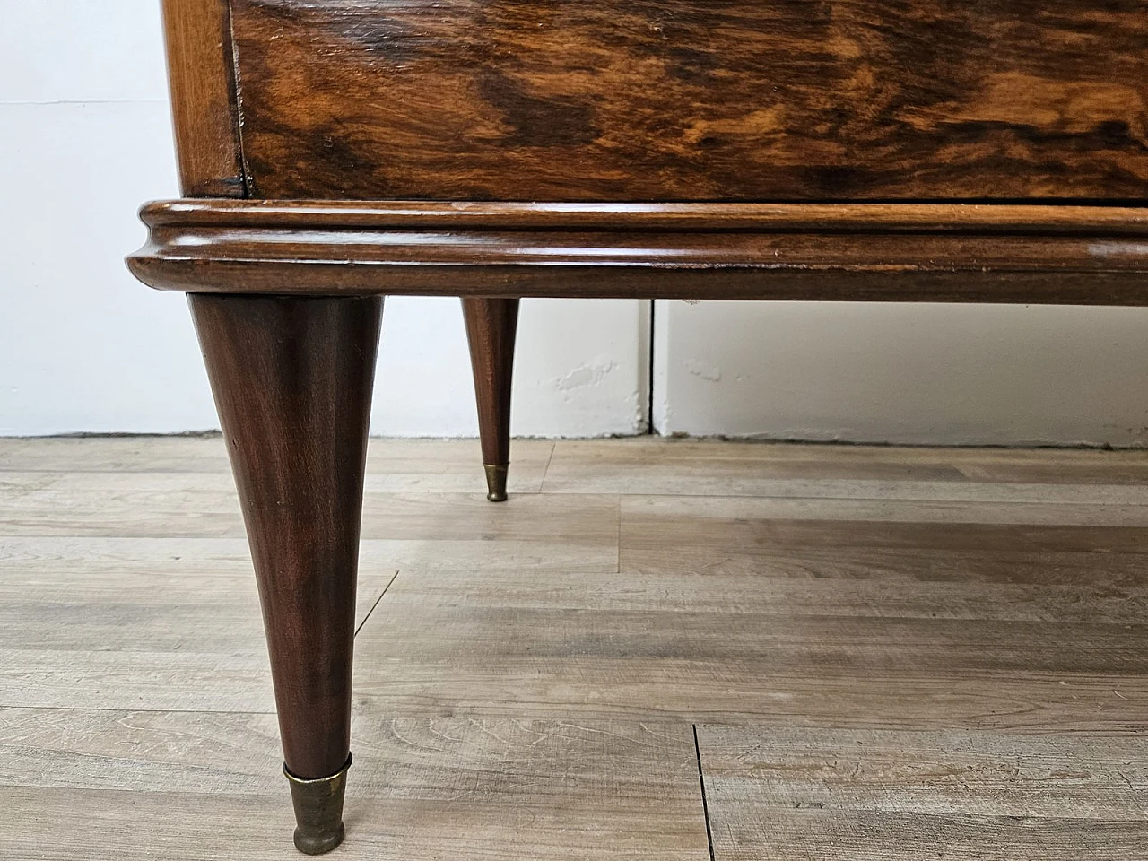 Torino Model Chest of Drawers with Three Drawers and Brass Handles, 1950s 21