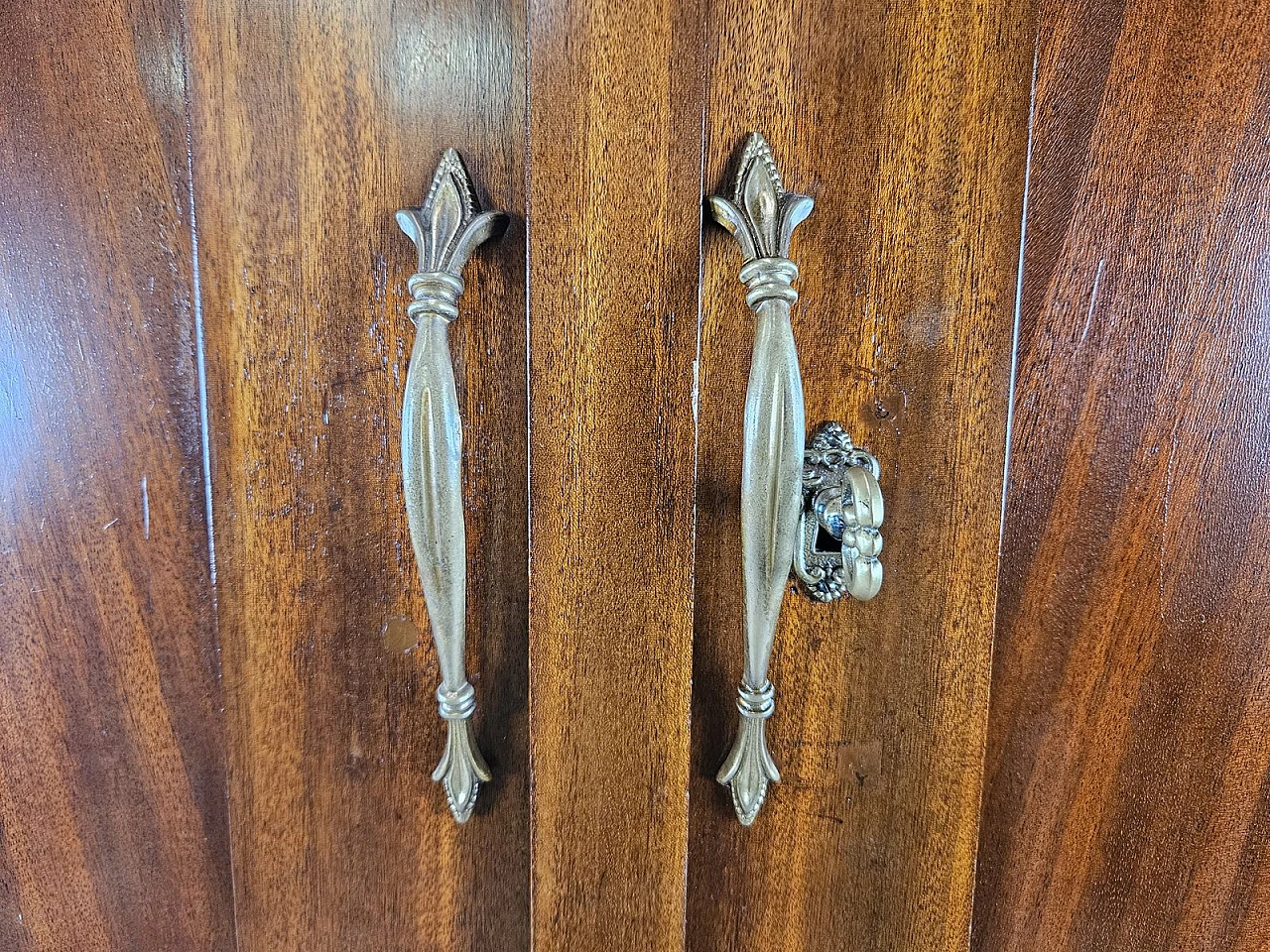 Art Nouveau Wardrobe with Decorated Doors, 1890s 8