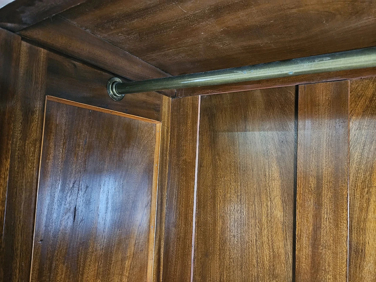 Art Nouveau Wardrobe with Decorated Doors, 1890s 16