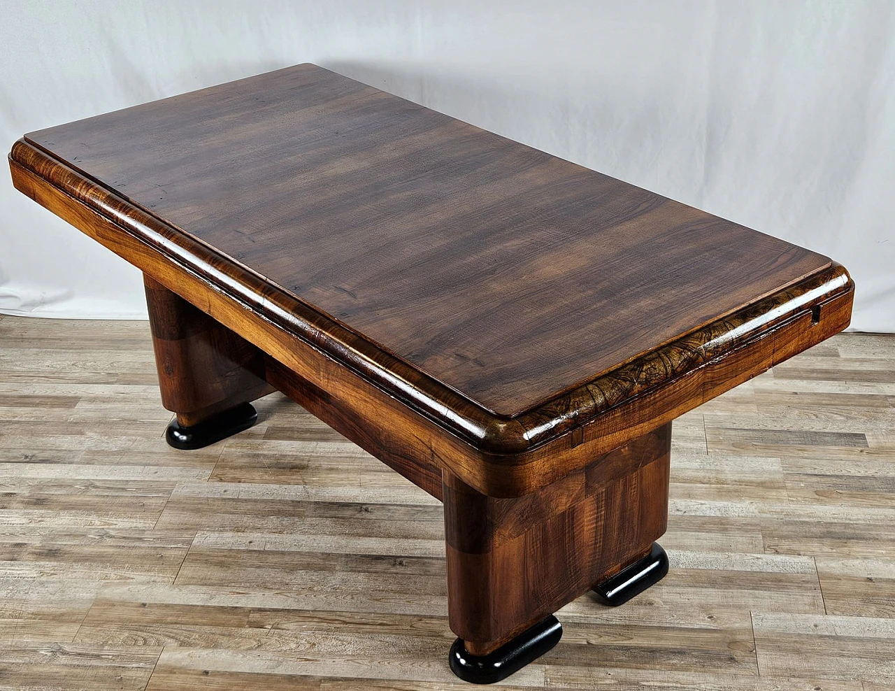 Rectangular briar dining table, 1930s 1