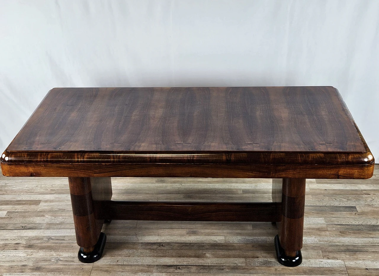 Rectangular briar dining table, 1930s 2