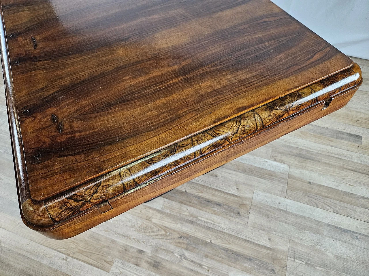 Rectangular briar dining table, 1930s 6