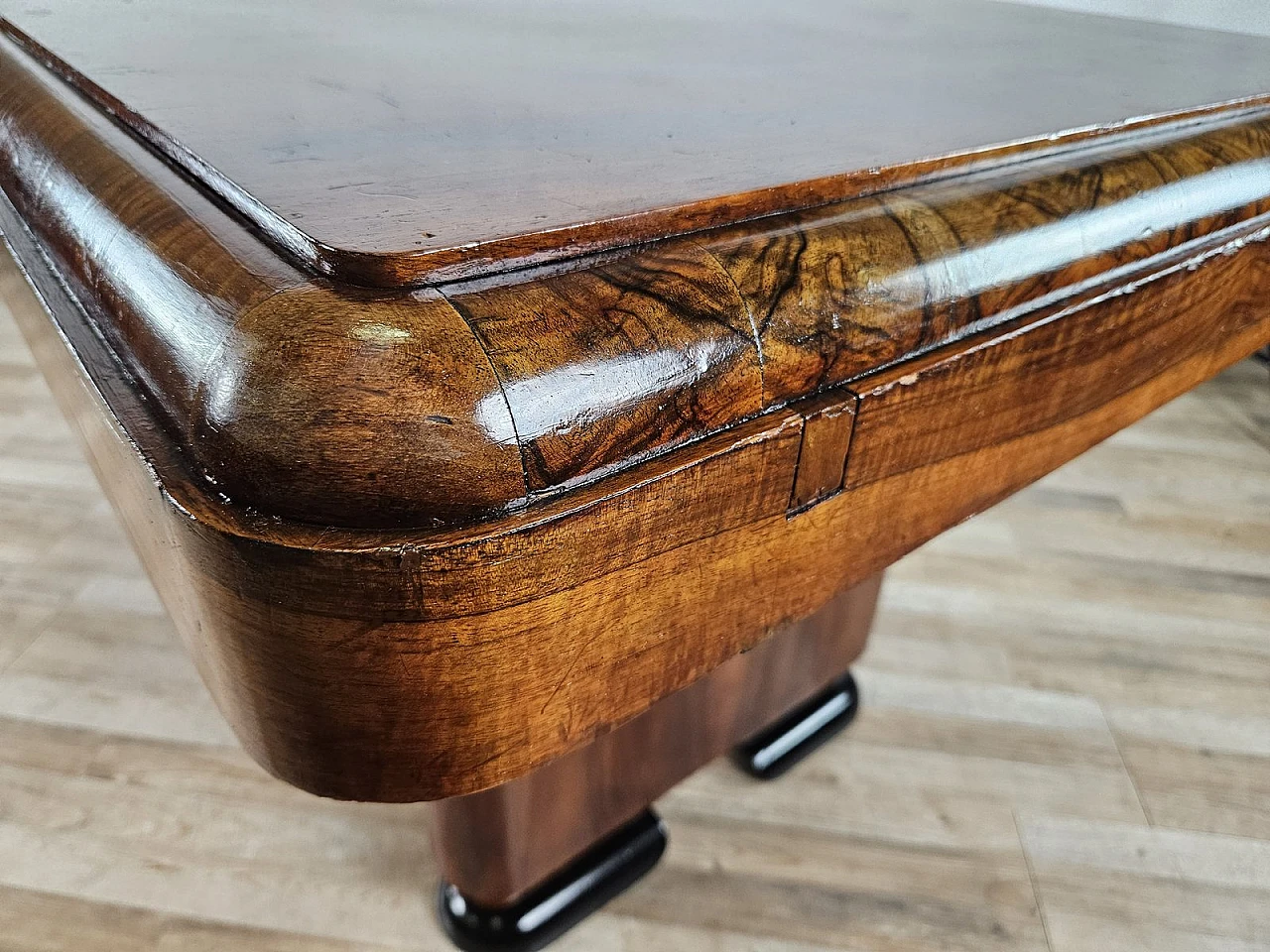 Rectangular briar dining table, 1930s 8