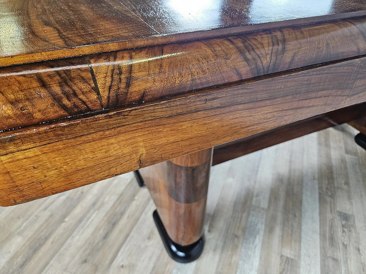 Rectangular briar dining table, 1930s 10