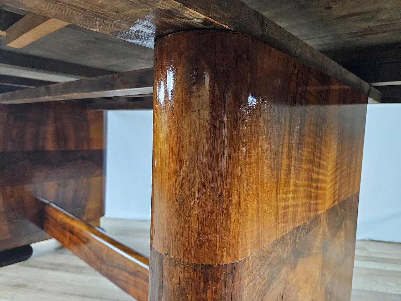 Rectangular briar dining table, 1930s 27