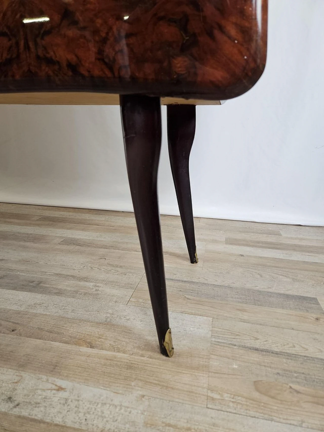 Sideboard with flap door and marbled glass shelf, 1950s 27