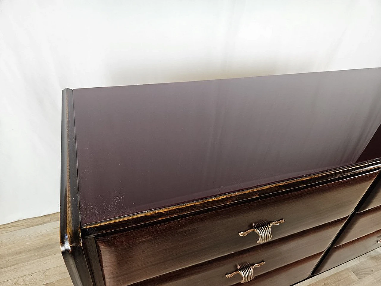 Chest of drawers in mahogany, 1950 2