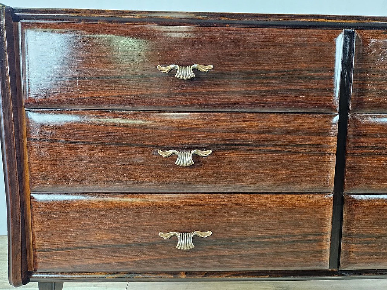 Chest of drawers in mahogany, 1950 11