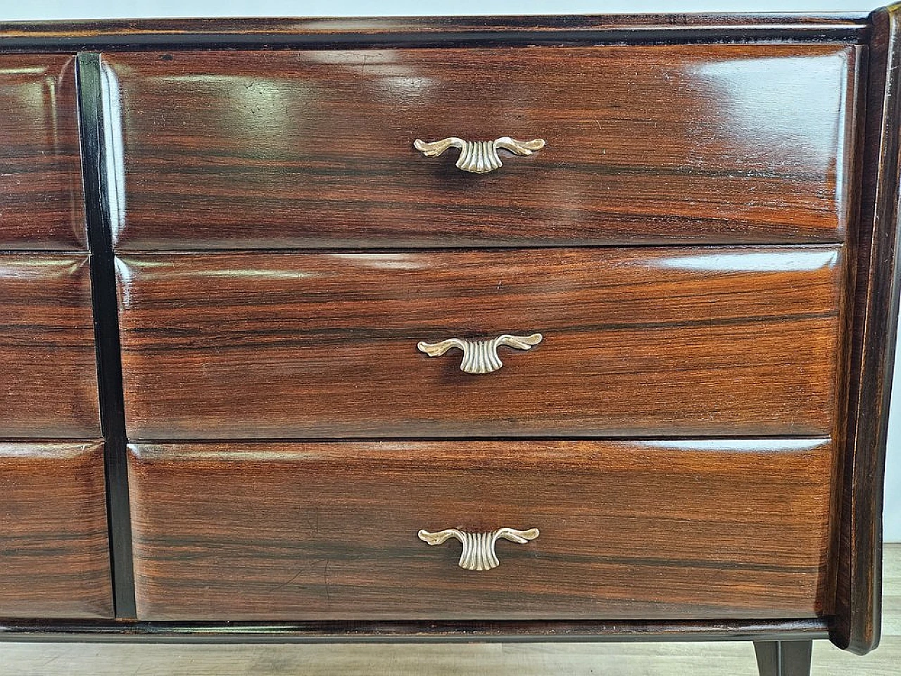 Chest of drawers in mahogany, 1950 12