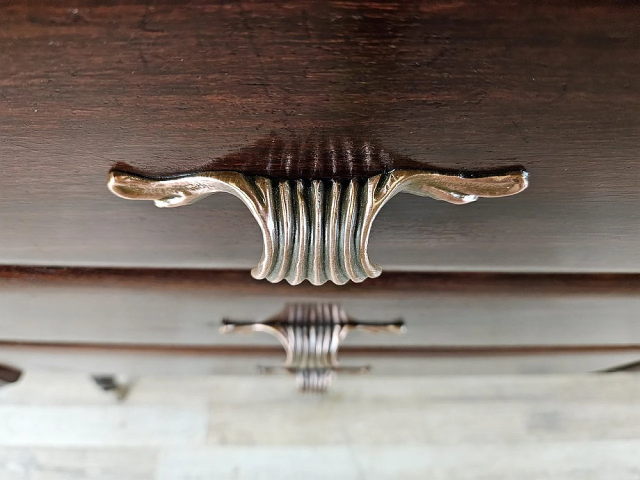 Chest of drawers in mahogany, 1950 16