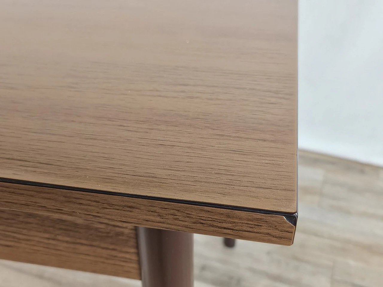 Dining table in formica with drawer and metal legs, 1970s 9