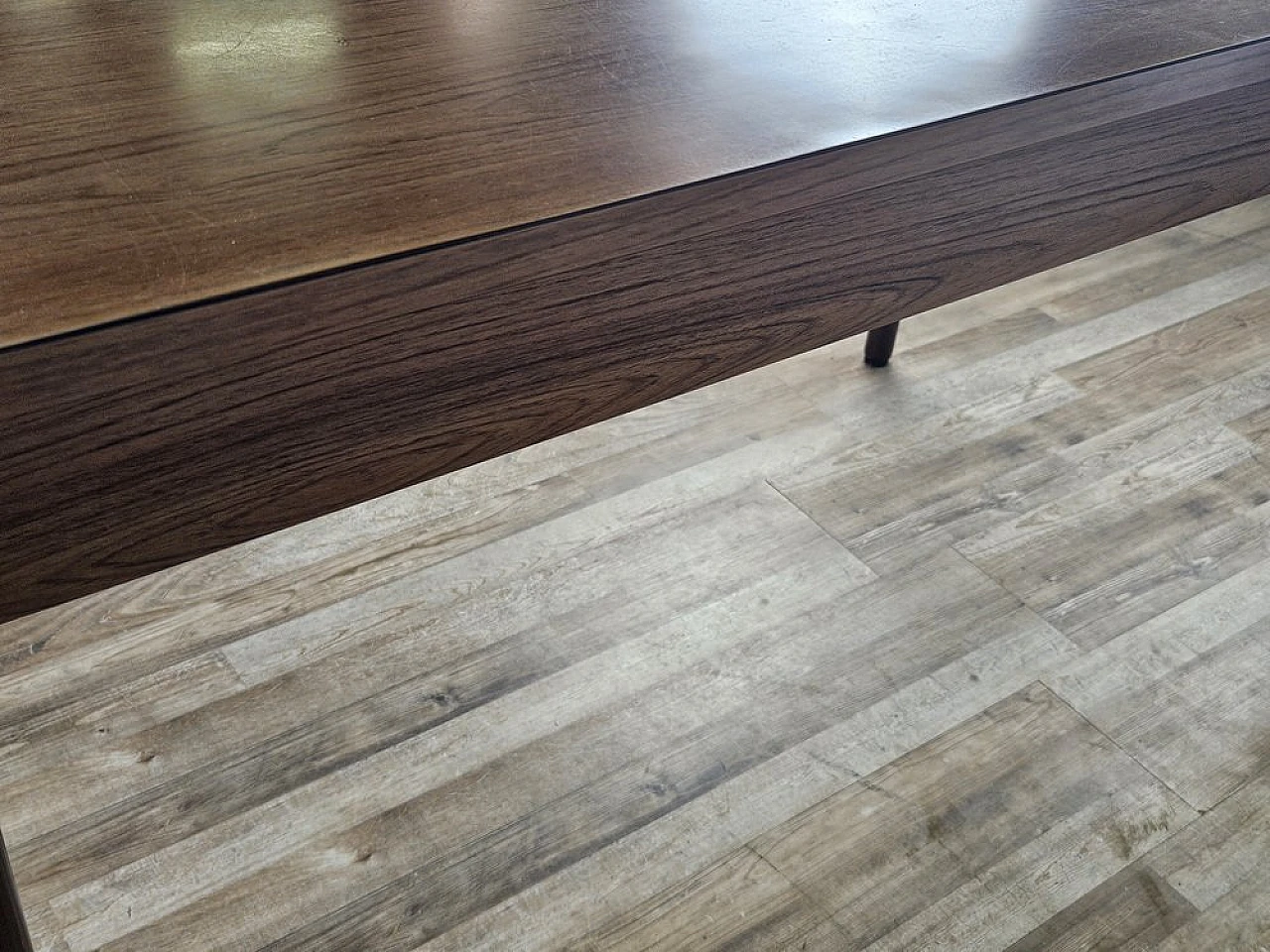 Dining table in formica with drawer and metal legs, 1970s 13