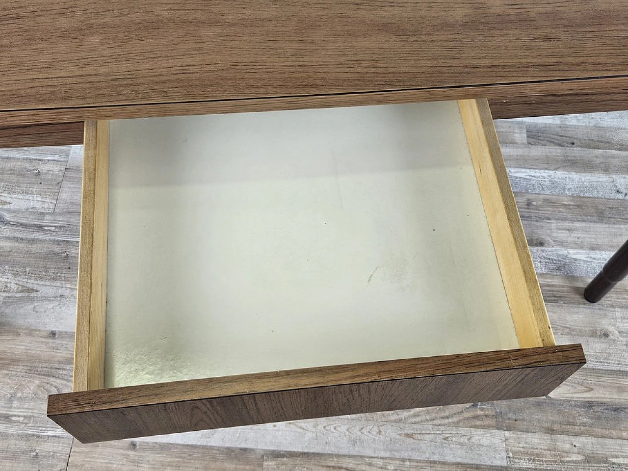 Dining table in formica with drawer and metal legs, 1970s 17