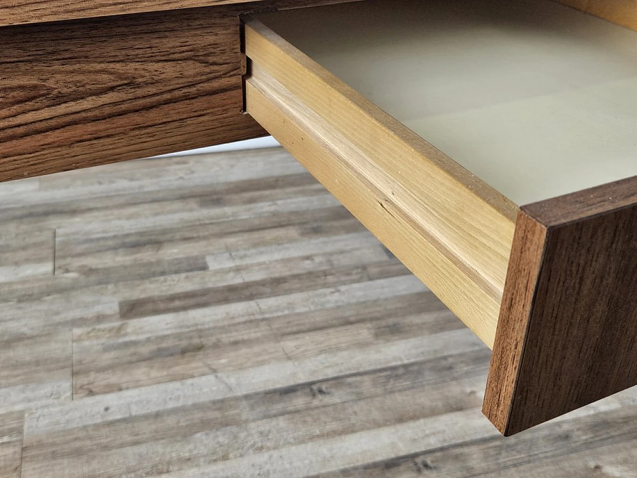 Dining table in formica with drawer and metal legs, 1970s 18