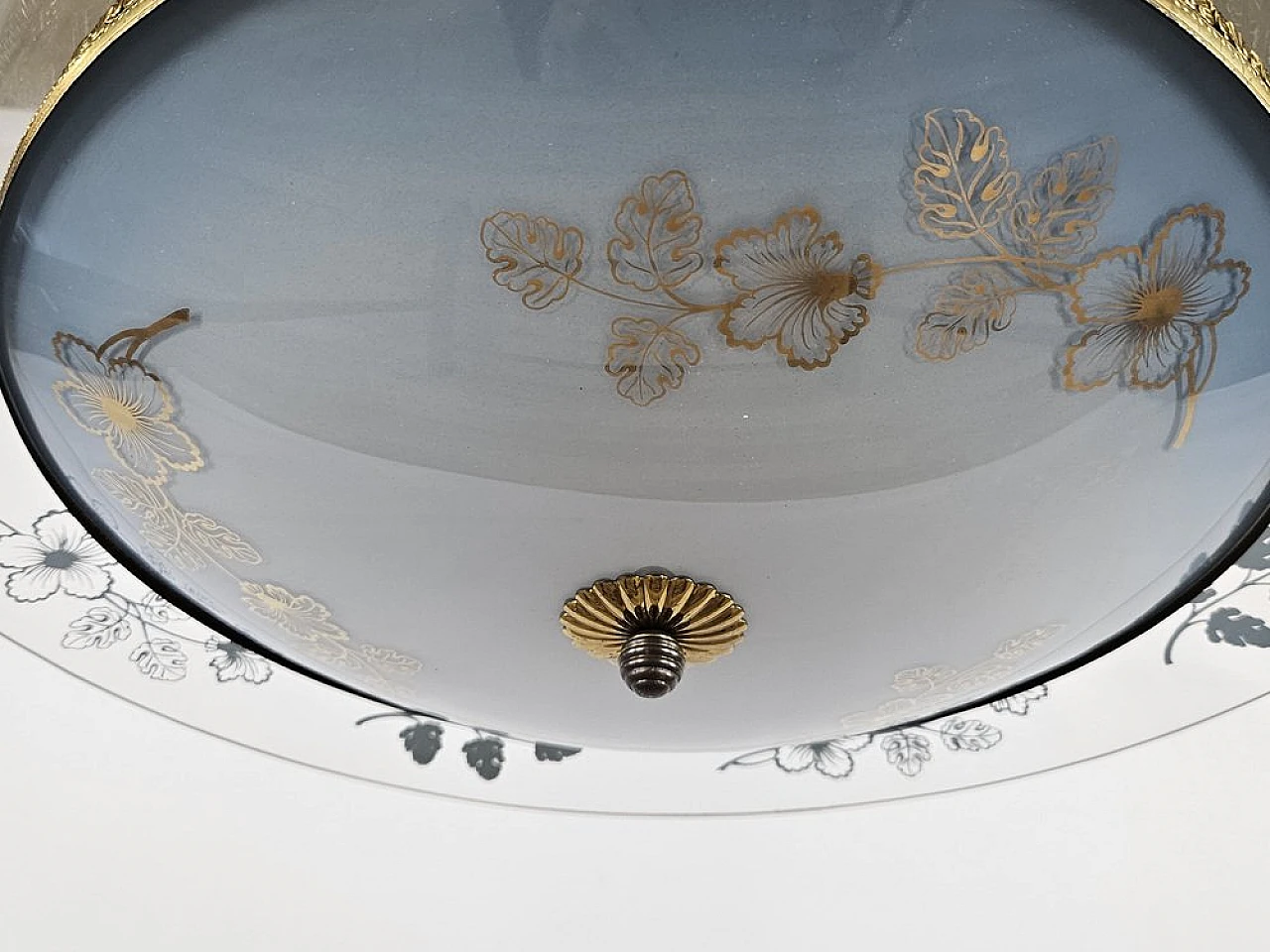 Chandelier attributed to Pietro Chiesa for Fontana Arte, 1940s 11