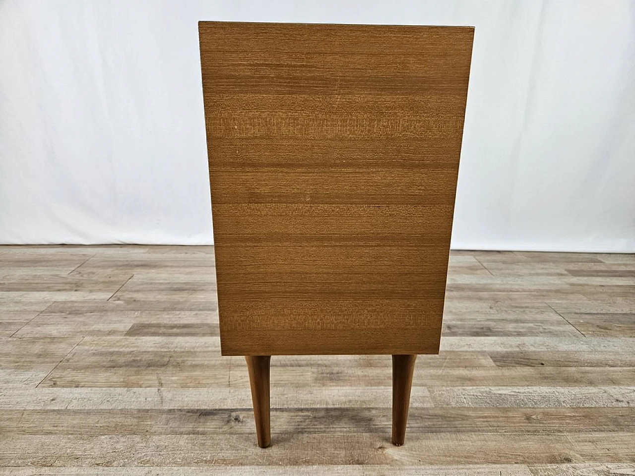 Bedside table with drawer and open compartment, 1980s 5