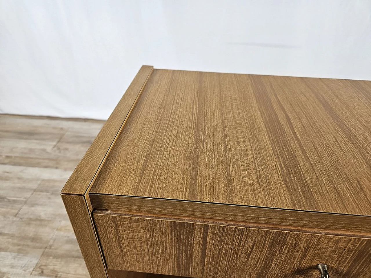 Bedside table with drawer and open compartment, 1980s 7