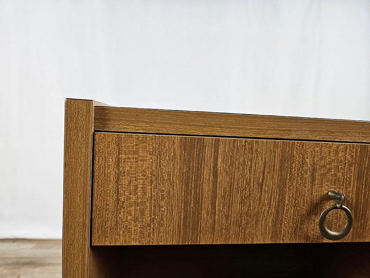 Bedside table with drawer and open compartment, 1980s 8