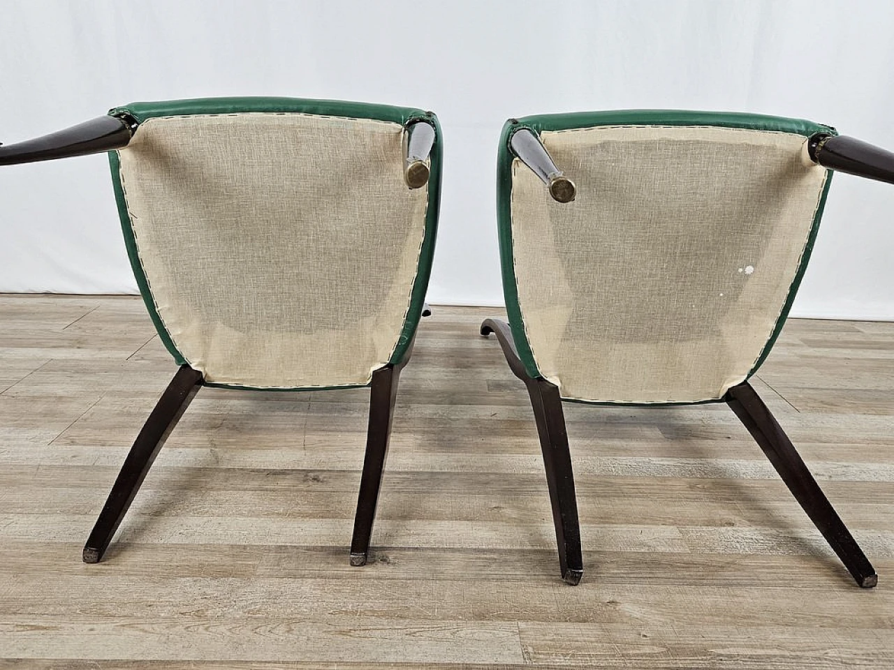 6 Dining chairs in the style of Paolo Buffa, 1950s 21