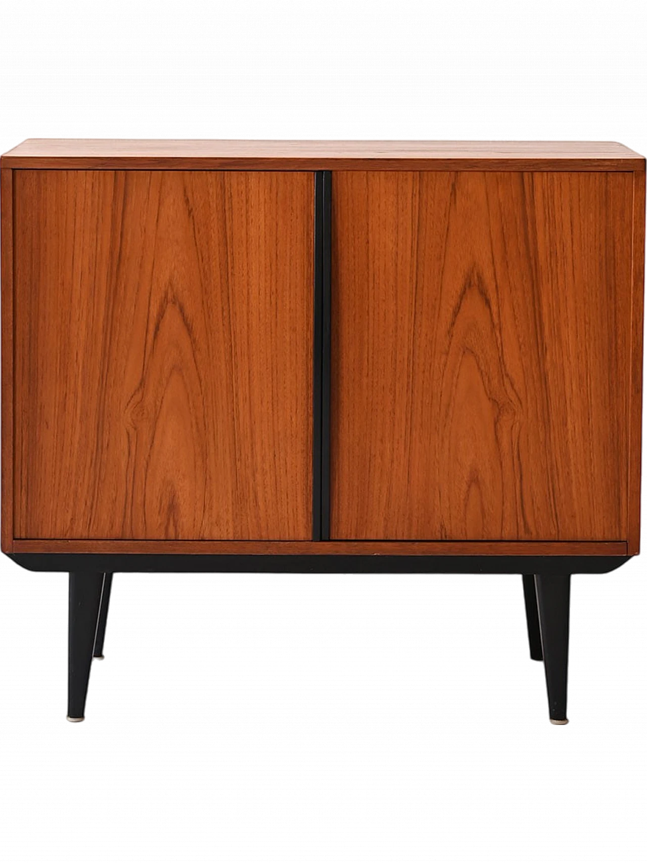 Teak cabinet with black details, 1960s 12