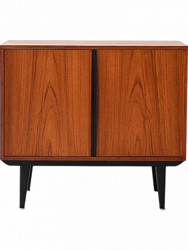 Teak cabinet with black details, 1960s