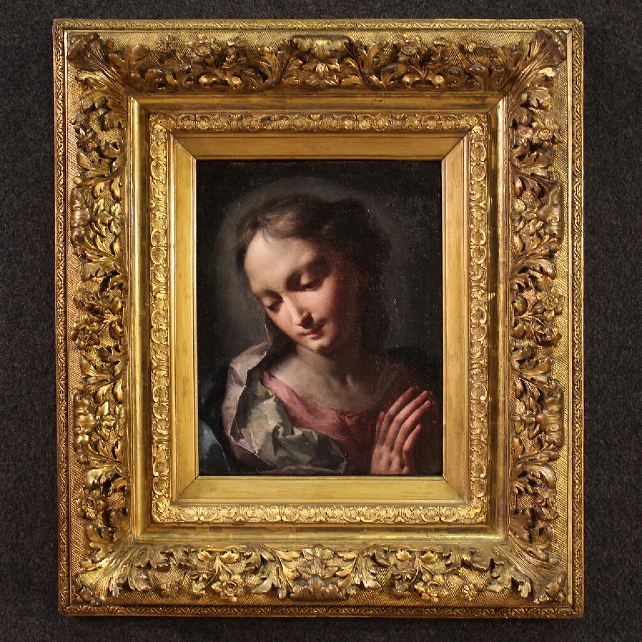 Madonna, painting by Emilian school, 16th century 1