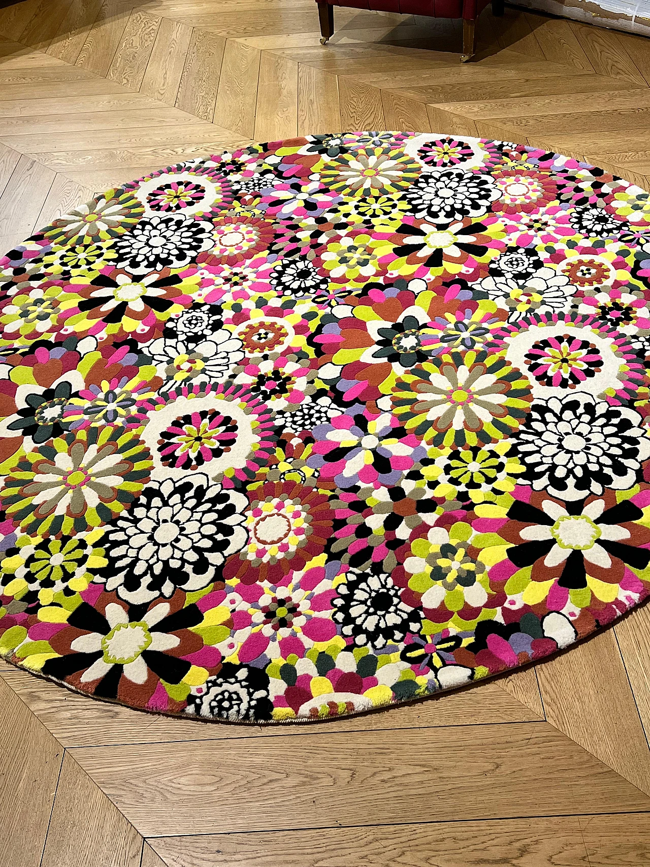 Missoni multicoloured floral rug, 1980s 2