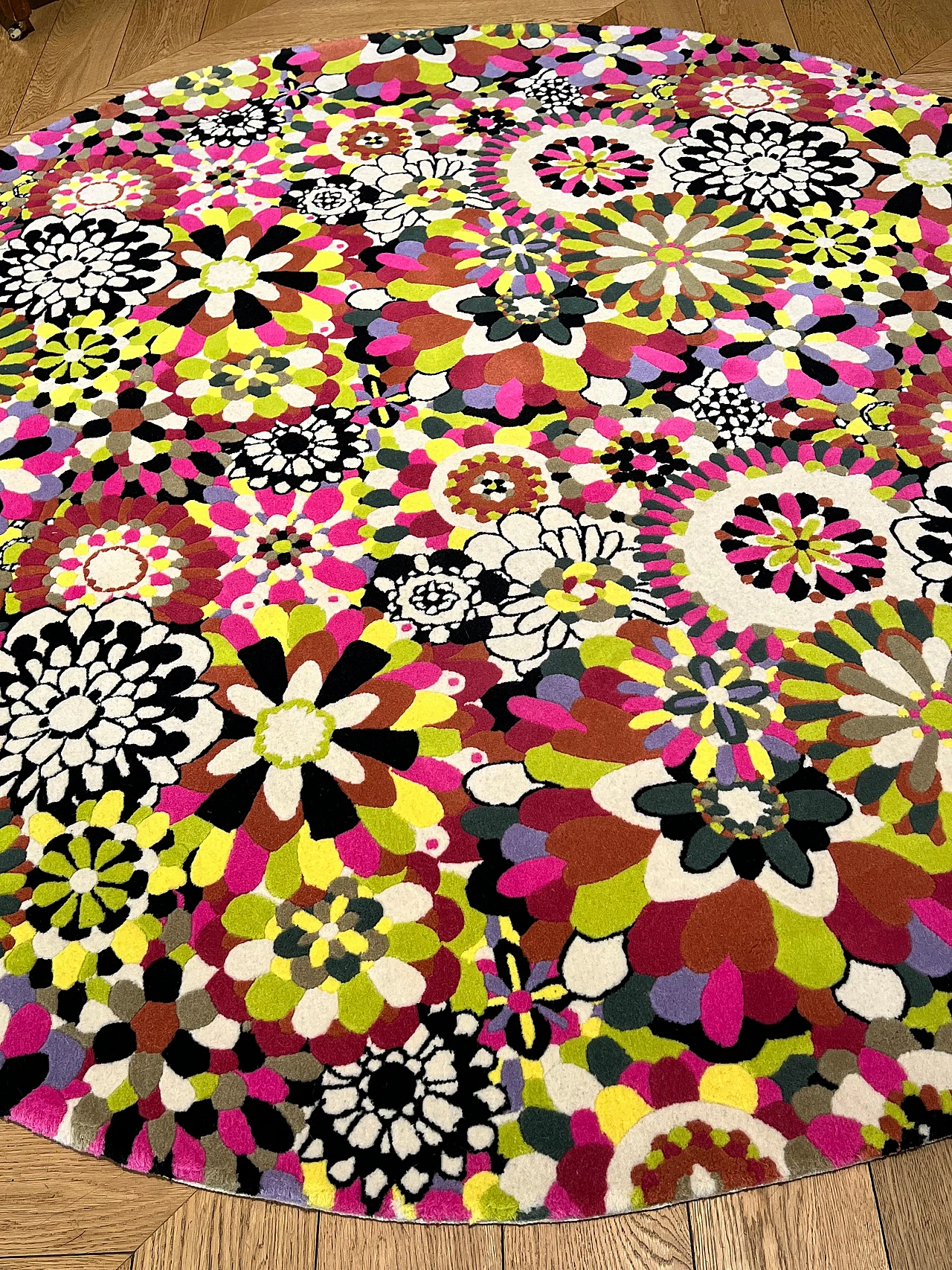 Missoni multicoloured floral rug, 1980s 3