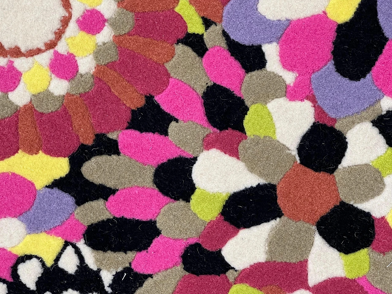 Missoni multicoloured floral rug, 1980s 8