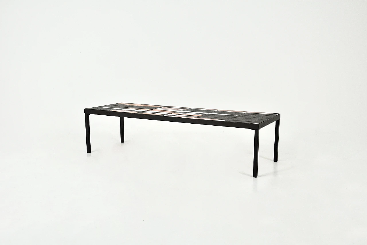 Coffee Table Navette by Roger Capron, 1950s 2