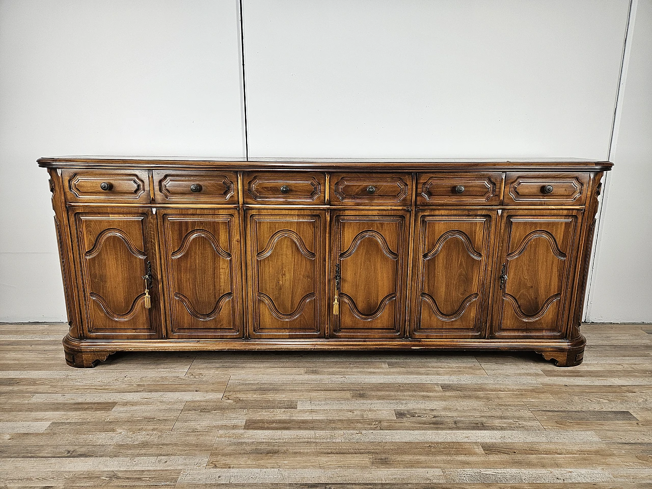 Carved wooden sideboard, 1960s 1