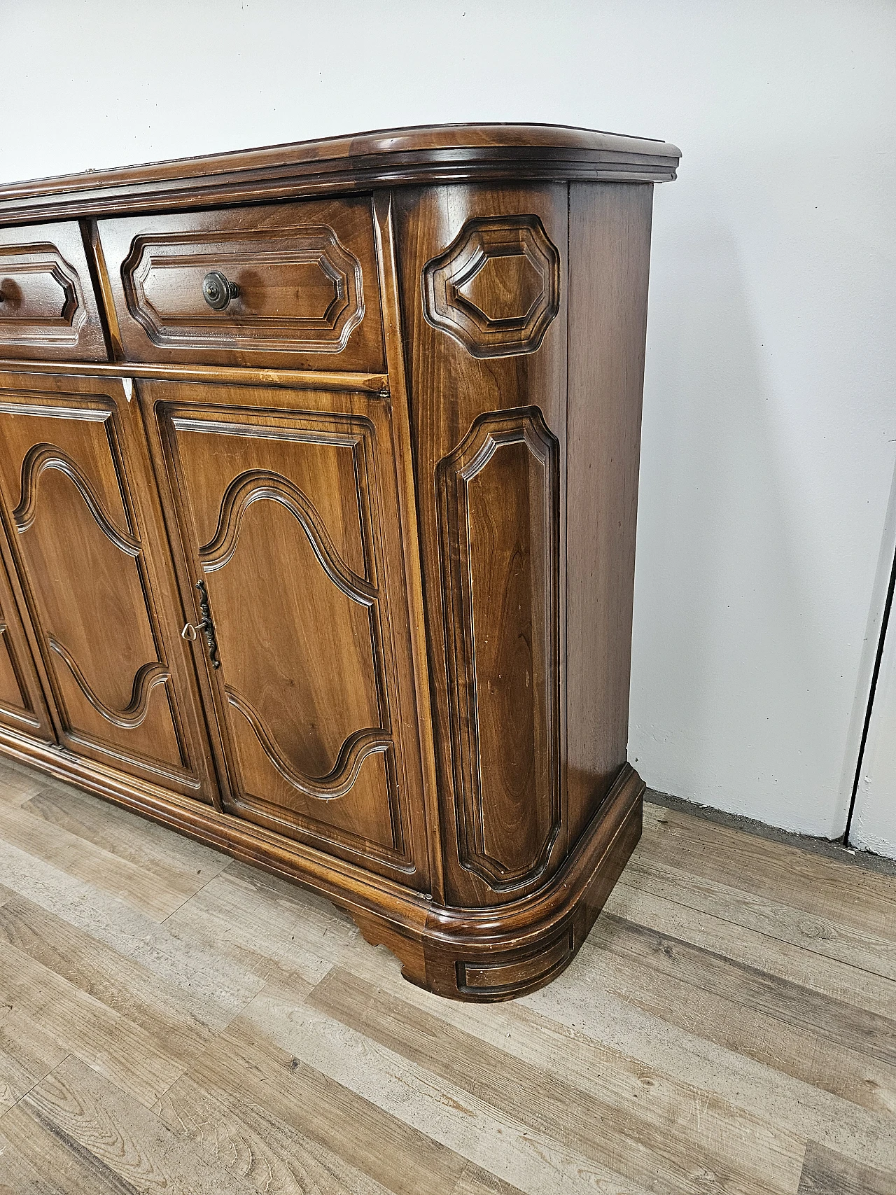 Carved wooden sideboard, 1960s 2