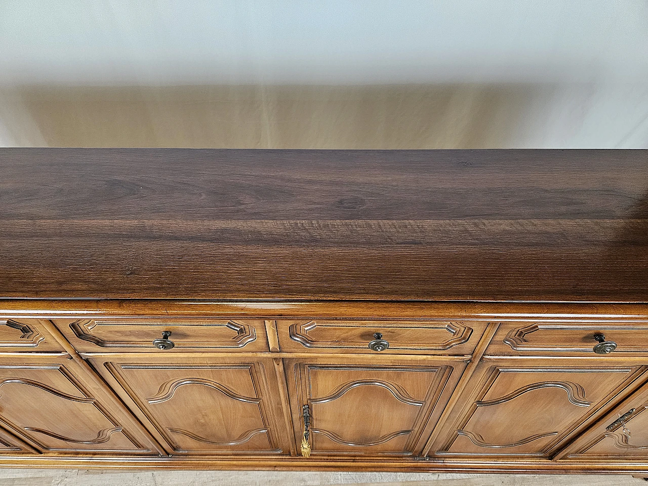 Carved wooden sideboard, 1960s 5