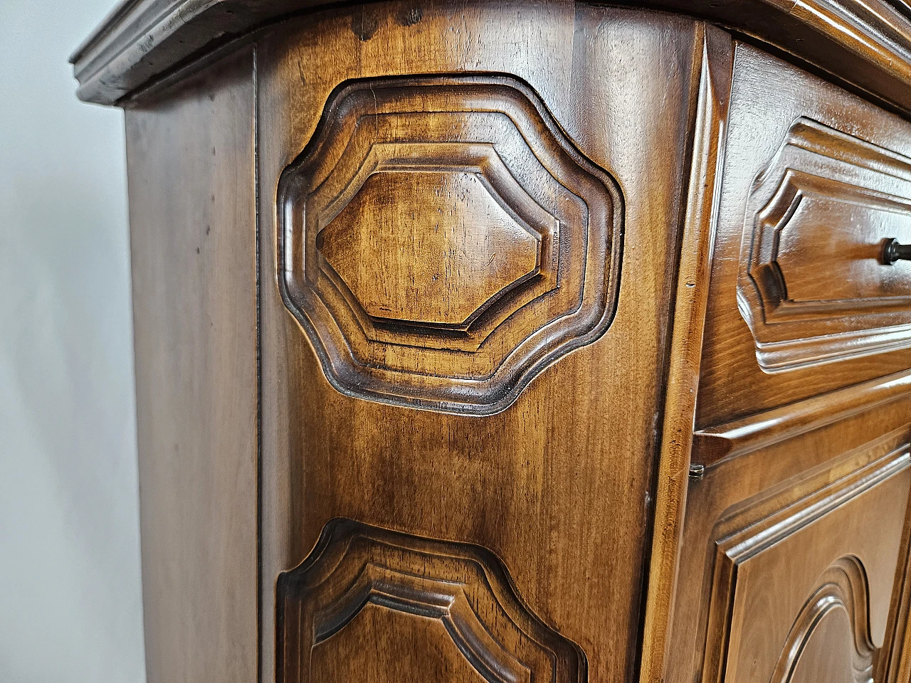 Carved wooden sideboard, 1960s 8