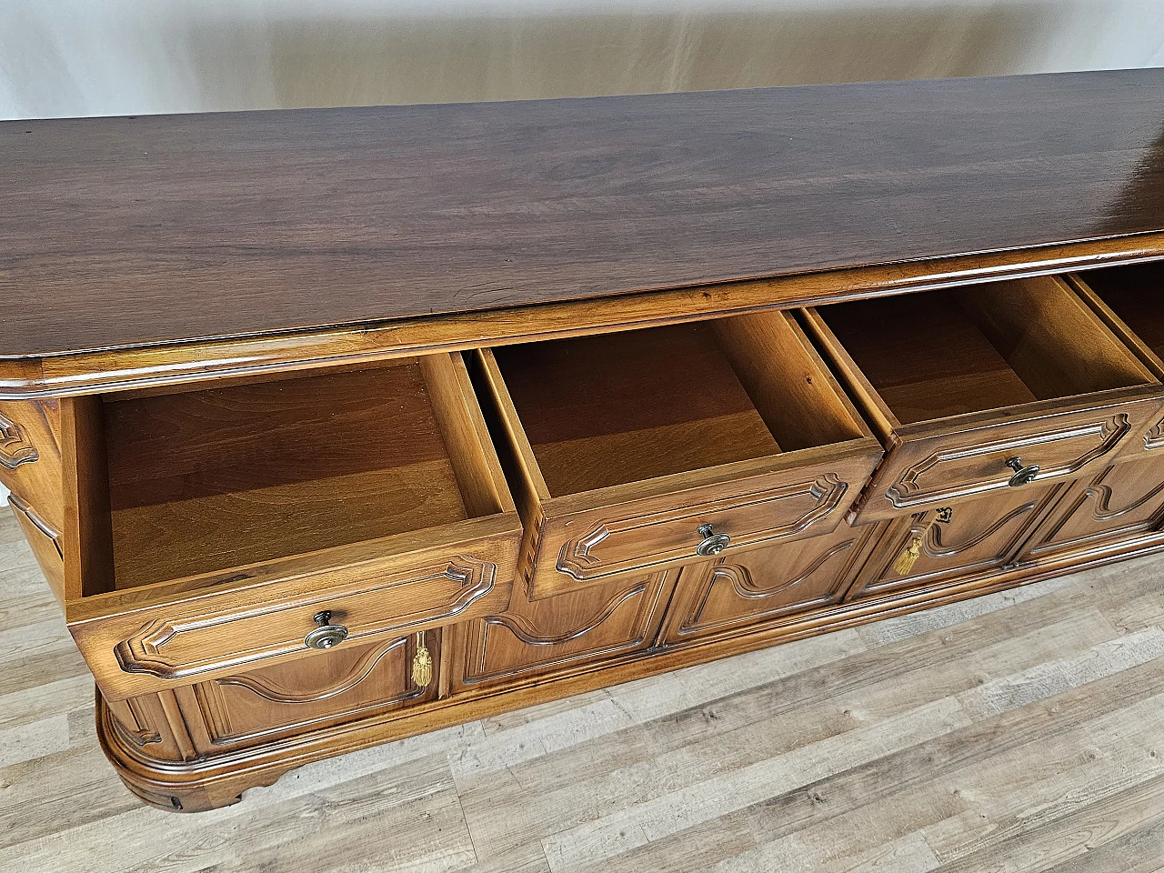 Carved wooden sideboard, 1960s 11