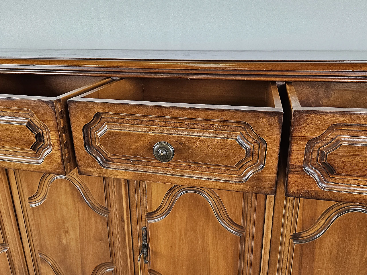 Carved wooden sideboard, 1960s 12