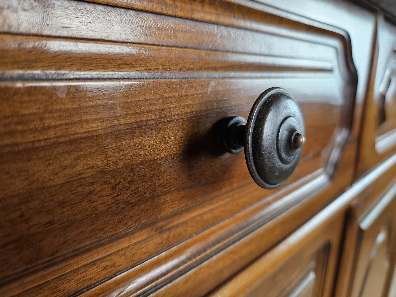 Carved wooden sideboard, 1960s 15