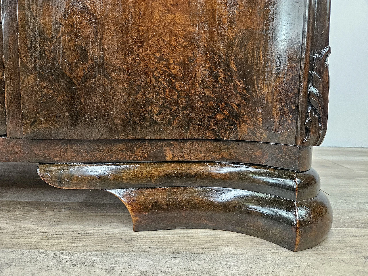 Art Deco walnut dressing table cabinet, 1940s 21