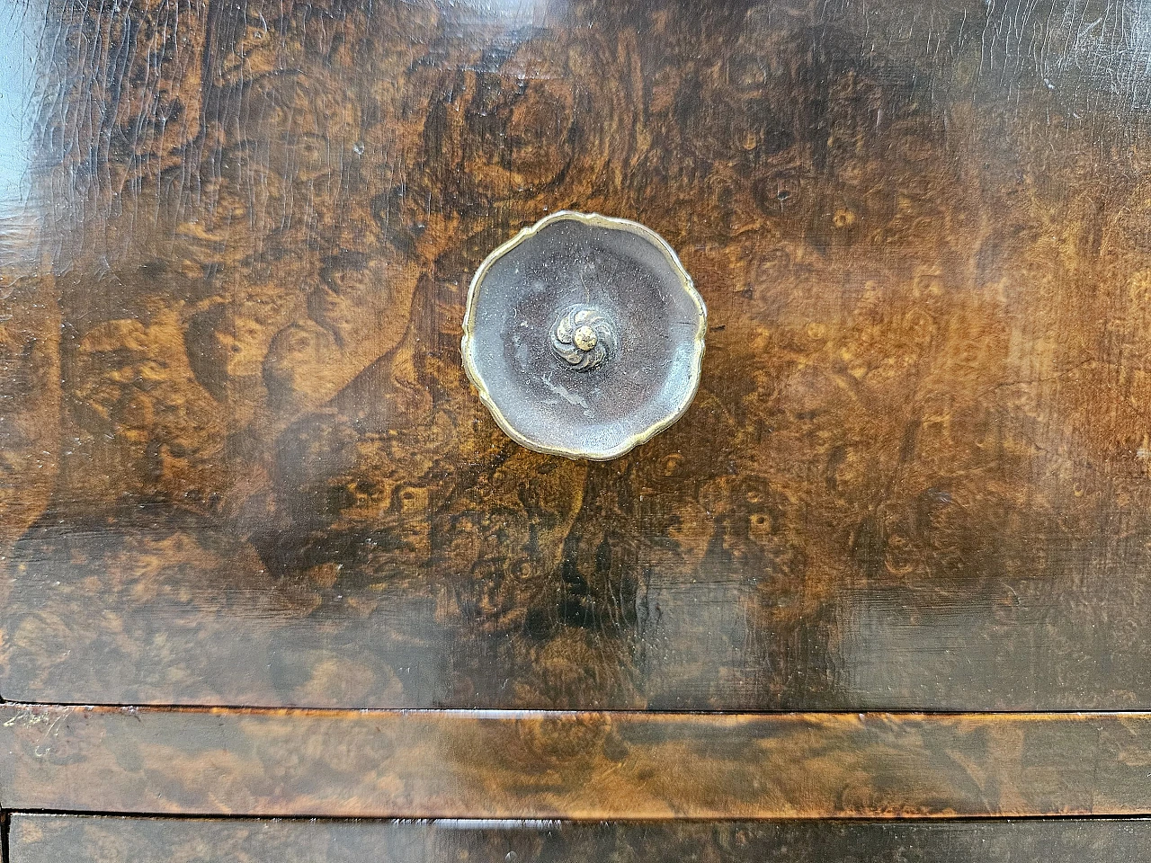 Art Deco walnut dressing table cabinet, 1940s 25