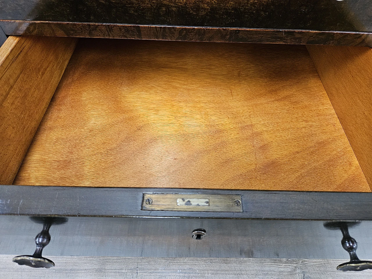 Art Deco walnut dressing table cabinet, 1940s 33