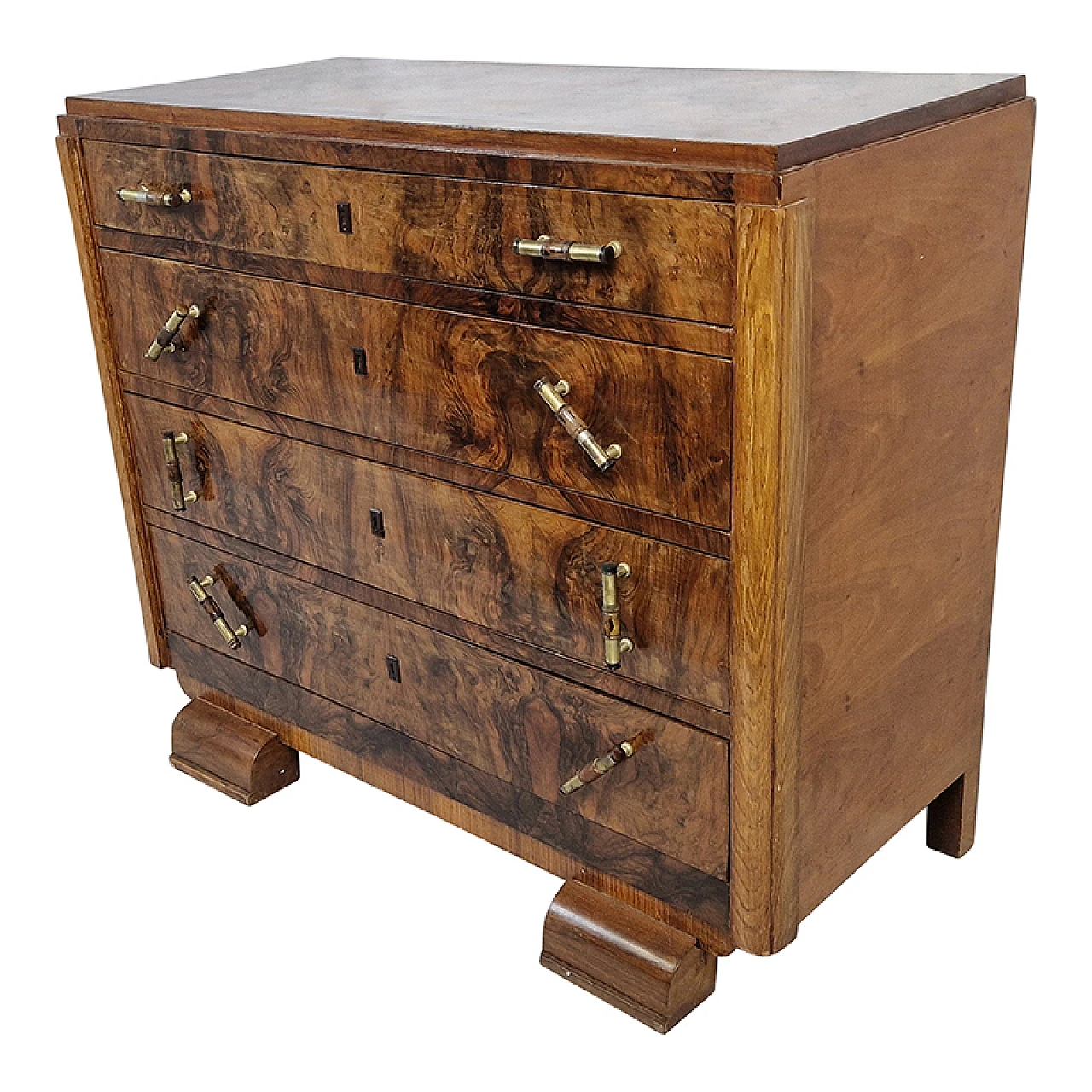 Deco chest of drawers, 40s 7